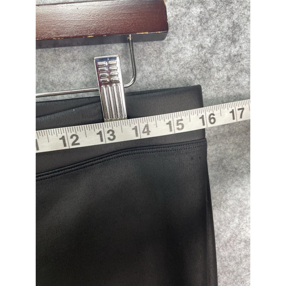 Express Faux Leather Women's Black Leggings Pants Size Medium Stretch Edgy - Picture 5 of 9